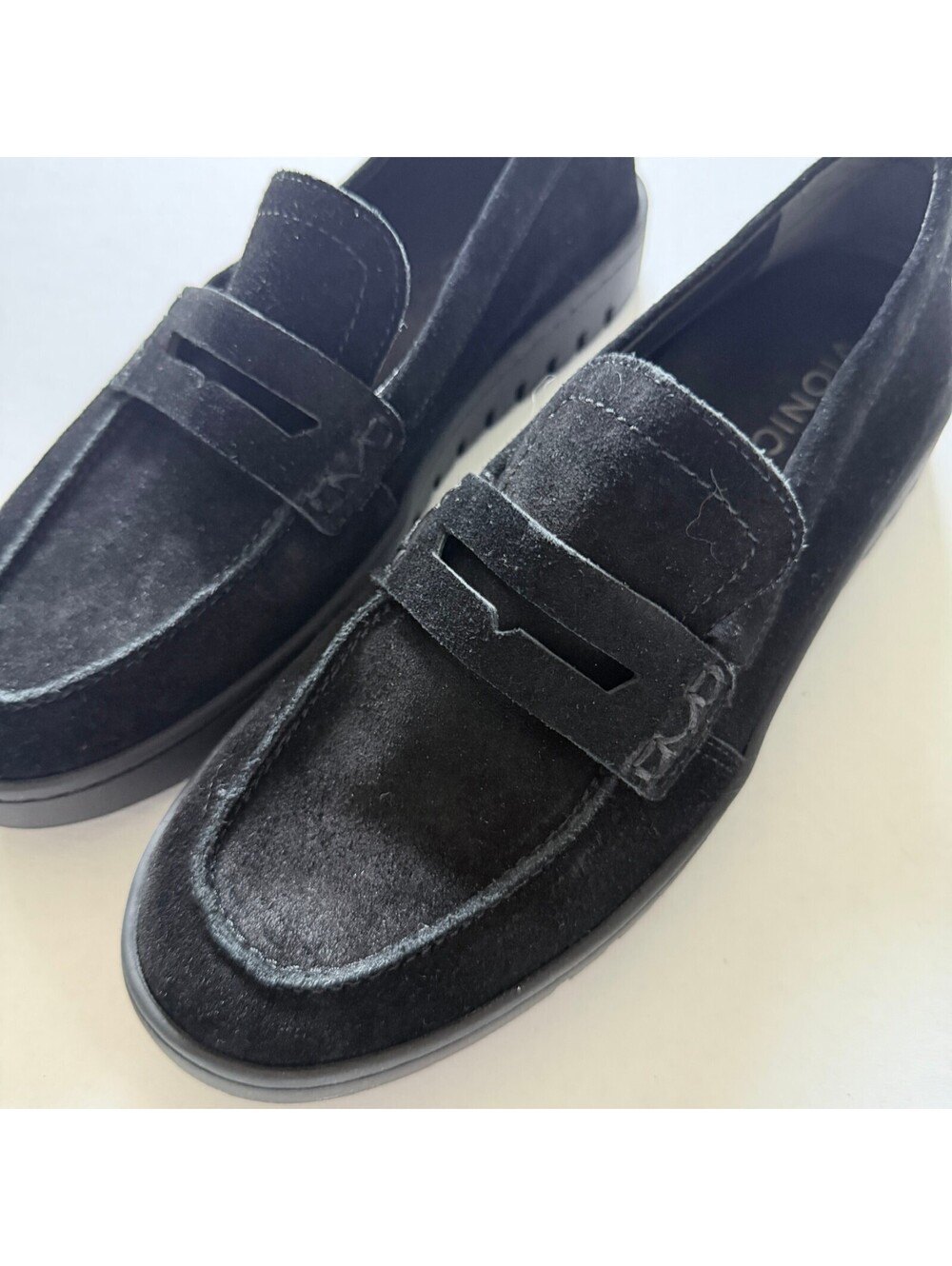 Vionic Uptown Black Suede Loafers Size 8.5 US / 6 UK / 39 EU